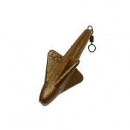 Грузило для риболовлі, Ракета, фарбоване, з вертлюгом, 120г